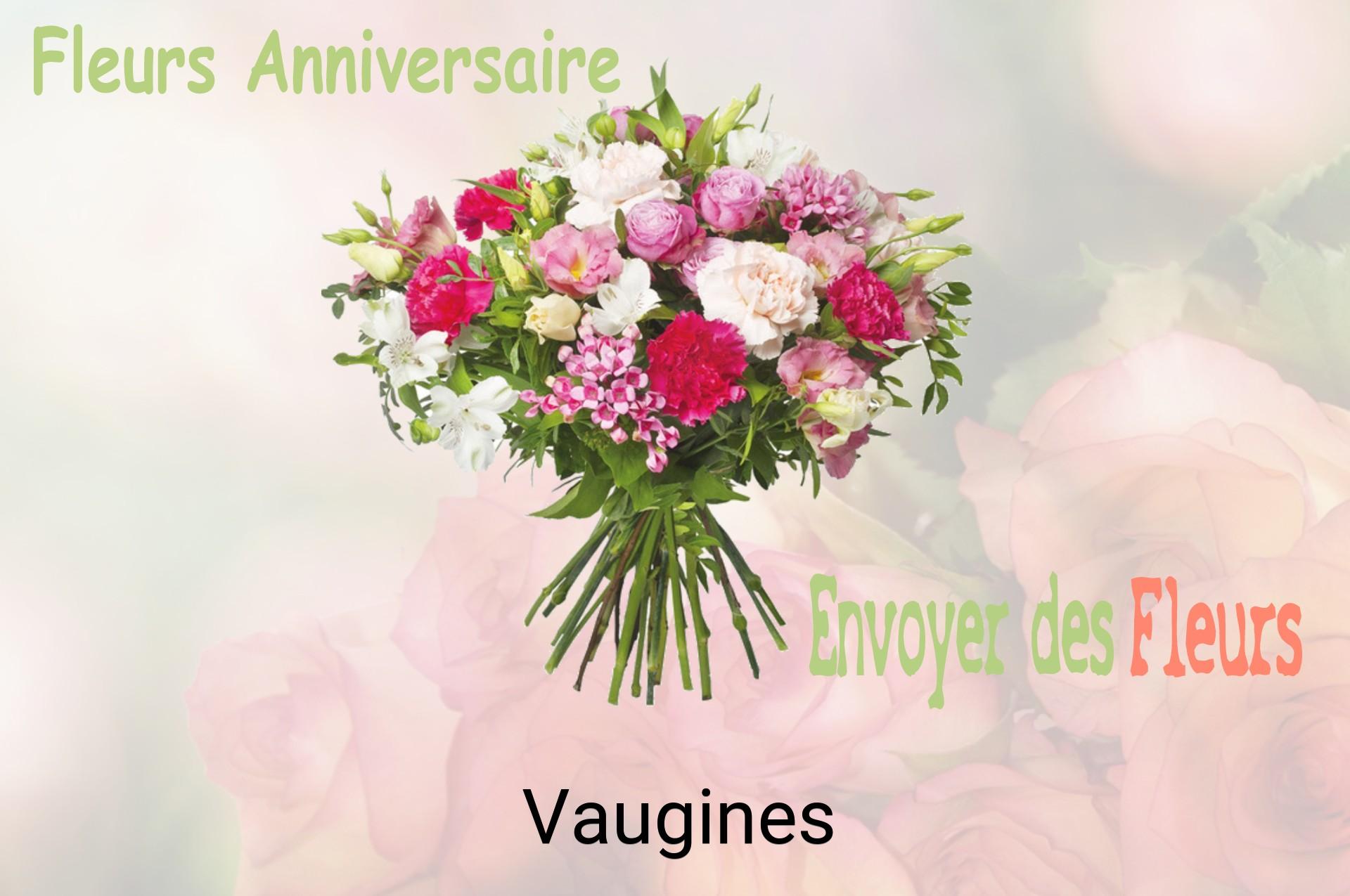 Bouquet de fleurs d’anniversaire livré à Vaugines