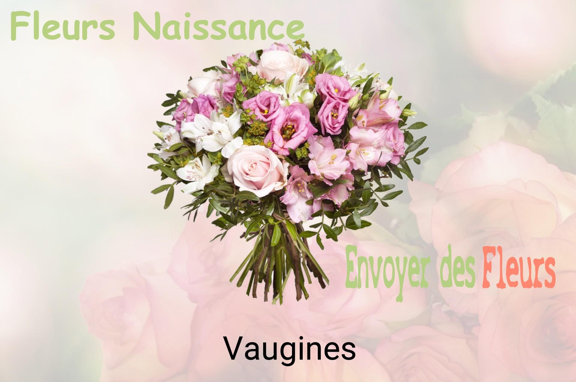 Bouquet de fleurs de naissance livré à Vaugines